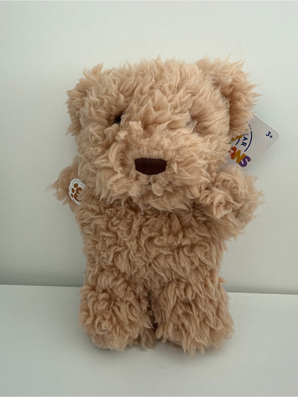 NWT Build-A-Bear BAB Mini Beans Timeless Teddy Bear
